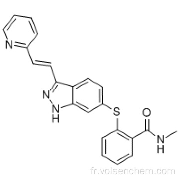 Inhibiteur de la protéine-kinase des récepteurs Axitinib CAS 319460-85-0